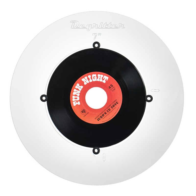 Degritter 7" record adapter